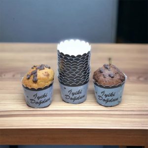 cupcake iyi ki doğdun gümüş siyah,party mall