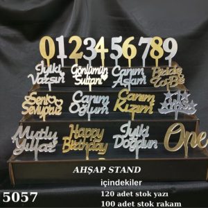 pleksi ahşap stand gold gümüş,party mall