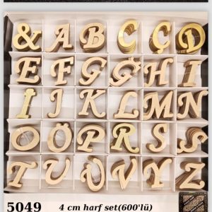 pleksi 4 cm gold harfler 600 lü,toptan parti süs,party mall