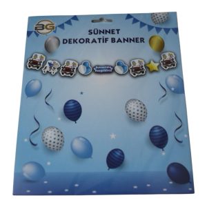 dekoratif banner sünnet,party mall
