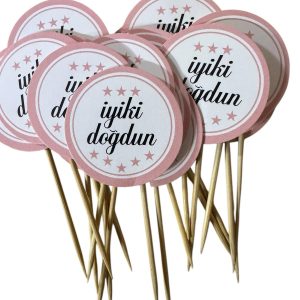 pembe kürdan standart,toptan parti süs,party mall