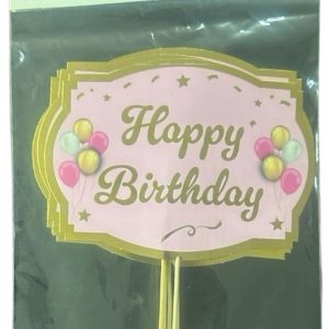 5'li konuşma balonu happy birthday pembe gold,party mall