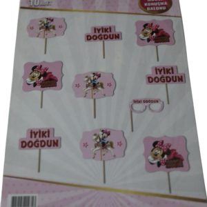 10'lu konuşma balonu minnie mouse,party mall