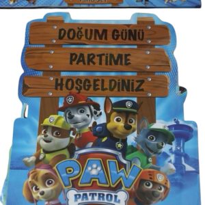 ayaklı pano paw patrol,party mall