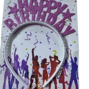 eva, taç, pembe, happy birthday, eva taç happy birthday pembe, toptan parti malzemeleri, party mall,