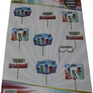10'lu konuşma balonu pijamaskeliler,party mall