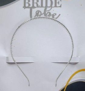 gümüş bride to be mika taç,toptan parti malzemeleri,party mall