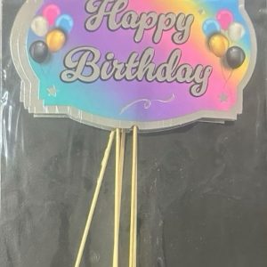 5'li konuşma balonu happy birthday renkli,toptan parti malzemeleri ,party mall