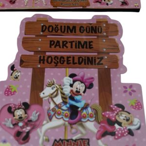 ayaklı pano minnie mouse,party mall