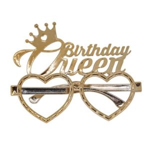 birthday queen kalpli gözlük,toptan parti süs,party mall