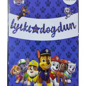 karakterli kaligrafi banner paw patrol,toptan parti süs,party mall