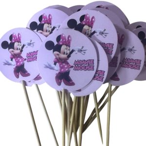 kağıt kürdan minnie mouse toptan parti süs,party mall