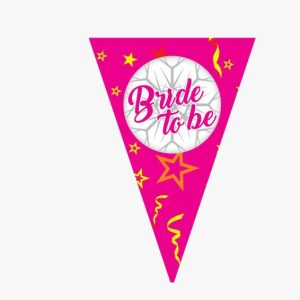 bride to be üçgen flama,toptan parti süs,party mall
