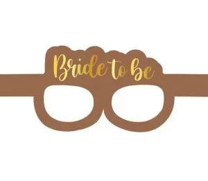 gözlük bride kahverengi ,toptan parti süs,party mall