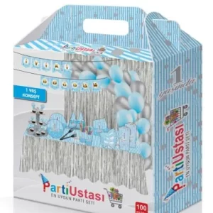 parti seti iyi ki doğdun mavi gümüş,party mall