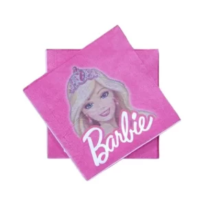 barbie baskılı peçete ,toptan parti süs,party mall