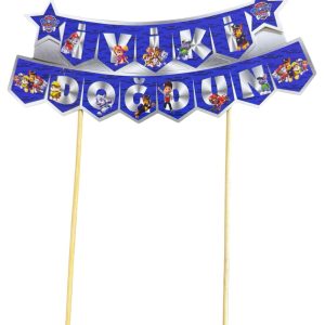 paw patrol pasta üstü banner,toptan parti malzemeleri,party mall