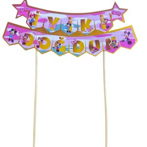 minie mouse pasta üstü banner,toptan parti malzemeleri,party mall