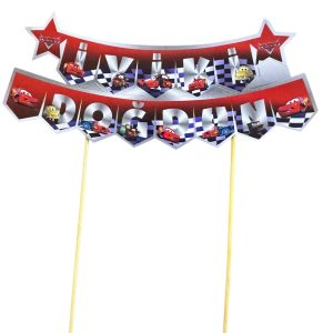 arabalı iyi ki doğdun pasta üstü banner,toptan parti süs,party mall