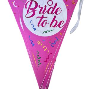 üçgen flama bride to be 2,party mall,toptan parti süs