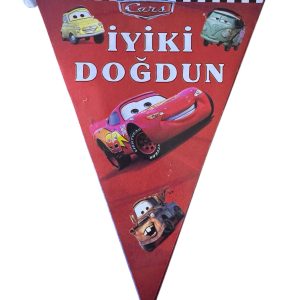 üçgen flama arabalar,party mall,toptan parti süs