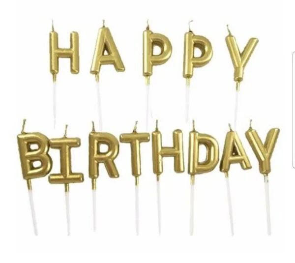 Happy Birthday Pasta Mumu Gold happy birthday pasta mumu gold,mum,party mall,toptan parti malzemeleri